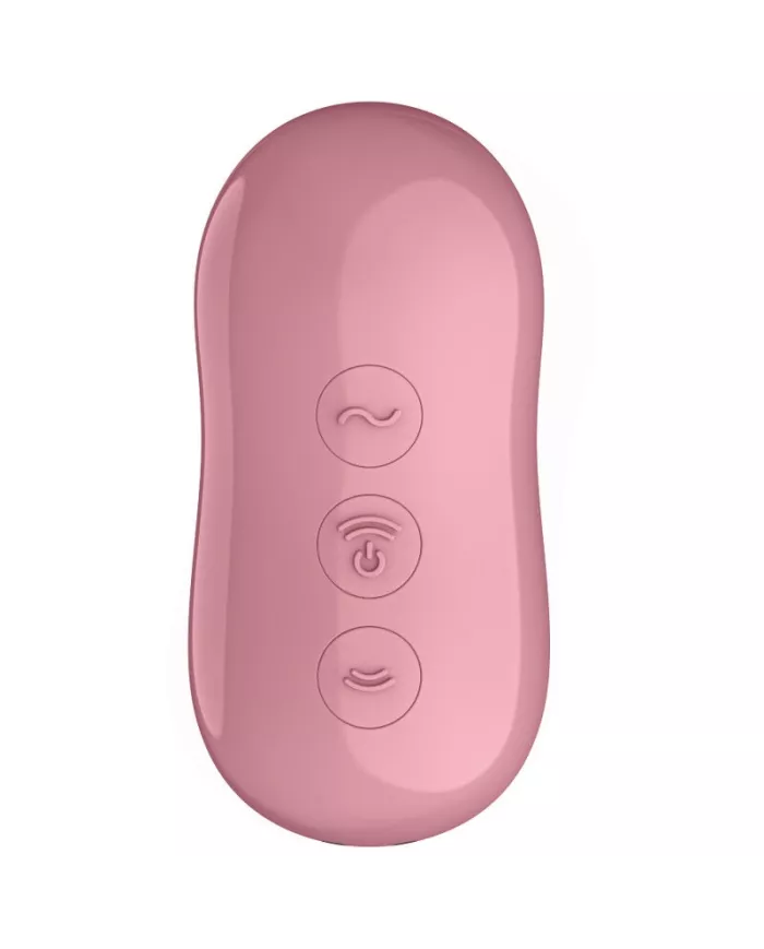 SATISFYER - STIMULATEUR ET VIBRATEUR D'IMPULSIONS D'AIR DE BARBE À COTON ROSE