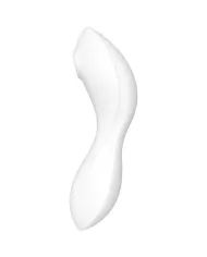 SATISFYER - APPLICATION STIMULATEUR ET VIBRATEUR CURVY TRINITY 5 BLANC SATISFYER - APPLICATION STIMULATEUR ET VIBRATEUR CURVY TRINITY 5 BLANC