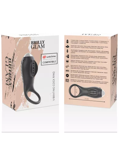 BRILLY GLAM - ALAN COCK RING WATCHME TECHNOLOGIE SANS FIL COMPATIBLE