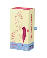 SATISFYER - APPLICATION DE STIMULATEUR ET VIBRATEUR TWIRLING PRO+ ROUGE SATISFYER - APPLICATION DE STIMULATEUR ET VIBRATEUR TWIRLING PRO+ ROUGE