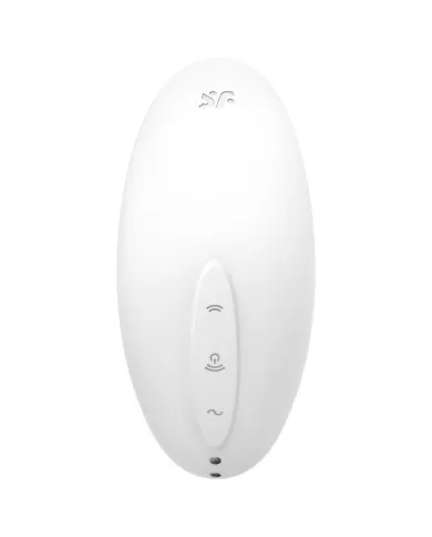 SATISFYER - STIMULATEUR ET VIBRATEUR À PULSE D'AIR VULVA LOVER 2 BLANC