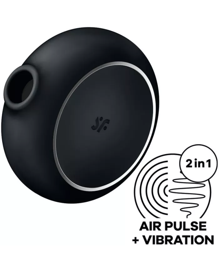 SATISFYER - STIMULATEUR ET VIBRATEUR DOUBLE AIR PULSE PRO TO GO 3 NOIR SATISFYER - STIMULATEUR ET VIBRATEUR DOUBLE AIR PULSE PRO TO GO 3 NOIR