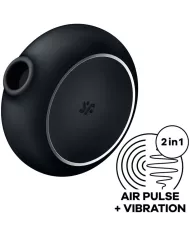 SATISFYER - STIMULATEUR ET VIBRATEUR DOUBLE AIR PULSE PRO TO GO 3 NOIR SATISFYER - STIMULATEUR ET VIBRATEUR DOUBLE AIR PULSE PRO TO GO 3 NOIR