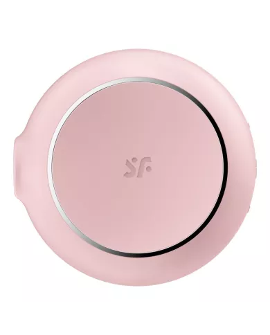 SATISFYER - STIMULATEUR ET VIBRATEUR DOUBLE AIR PULSE PRO TO GO 3 ROSE