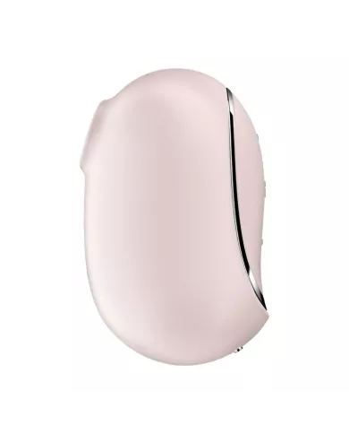 SATISFYER - STIMULATEUR ET VIBRATEUR DOUBLE AIR PULSE PRO TO GO 2 BEIGE