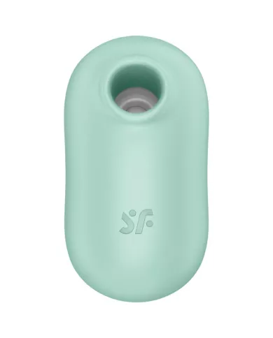 SATISFYER - STIMULATEUR ET VIBRATEUR DOUBLE AIR PULSE PRO TO GO 2 VERT