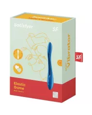 SATISFYER - VIBRATEUR MULTI ÉLASTIQUE GAME BLEU
