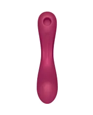 SATISFYER - CURVE TRINITY 1 AIR PULSE VIBRATION ROUGE