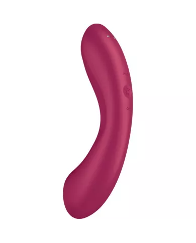 SATISFYER - CURVE TRINITY 1 AIR PULSE VIBRATION ROUGE