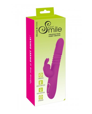 Vibro Rabbit Thrusting Pearl - Sweet Smile