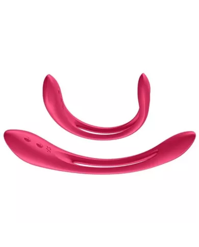 SATISFYER - VIBRATEUR MULTI ELASTIC JOY ROUGE