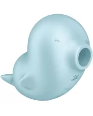 SATISFYER - SASSY SEAL STIMULATEUR ET VIBRATEUR BLEU SATISFYER - SASSY SEAL STIMULATEUR ET VIBRATEUR BLEU