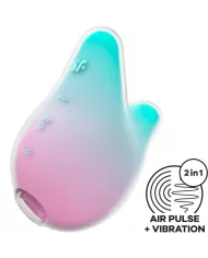 SATISFYER - MERMAID VIBES STIMULATEUR & VIBRATEUR MENTHE ET ROSE SATISFYER - MERMAID VIBES STIMULATEUR & VIBRATEUR MENTHE ET ROSE