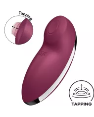 SATISFYER - TAP & CLIMAX 2 VIBRATEUR & STIMULATEUR ROUGE SATISFYER - TAP & CLIMAX 2 VIBRATEUR & STIMULATEUR ROUGE