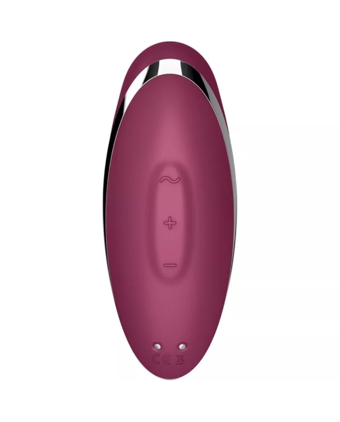 SATISFYER - TAP & CLIMAX 2 VIBRATEUR & STIMULATEUR ROUGE SATISFYER - TAP & CLIMAX 2 VIBRATEUR & STIMULATEUR ROUGE