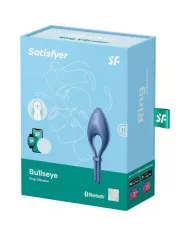 SATISFYER - APPLICATION BULLSEYE RING VIBRATOR BLEU
