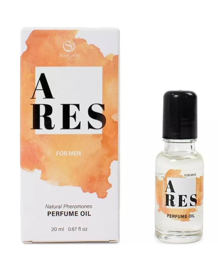 SECRETPLAY - ARES PARFUM NATUREL PHÉROMONES EN HUILE POUR HOMME 20 ML
