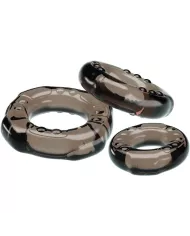 BAILE - COCK RINGS YVONNE ENSEMBLE 3 ANNEAUX PÉNIS