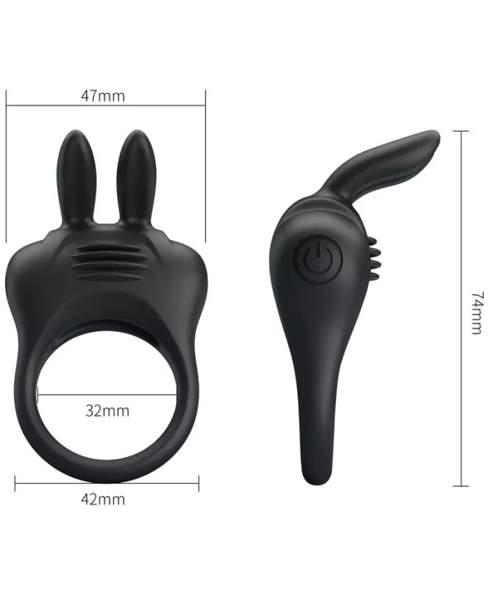 PRETTY LOVE - BAGUE VIBRANTE DAVION RABBIT PRETTY LOVE - BAGUE VIBRANTE DAVION RABBIT