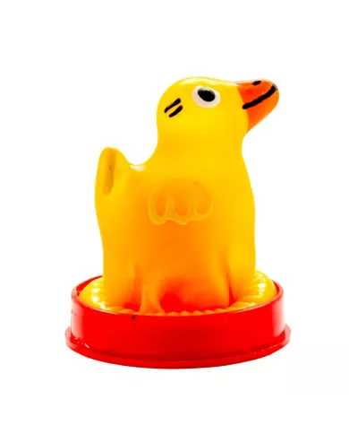 CONDOMERIE - PRÉSERVATIFS FANTAISIE PEINTS À LA MAIN EN FORME DE CANARD