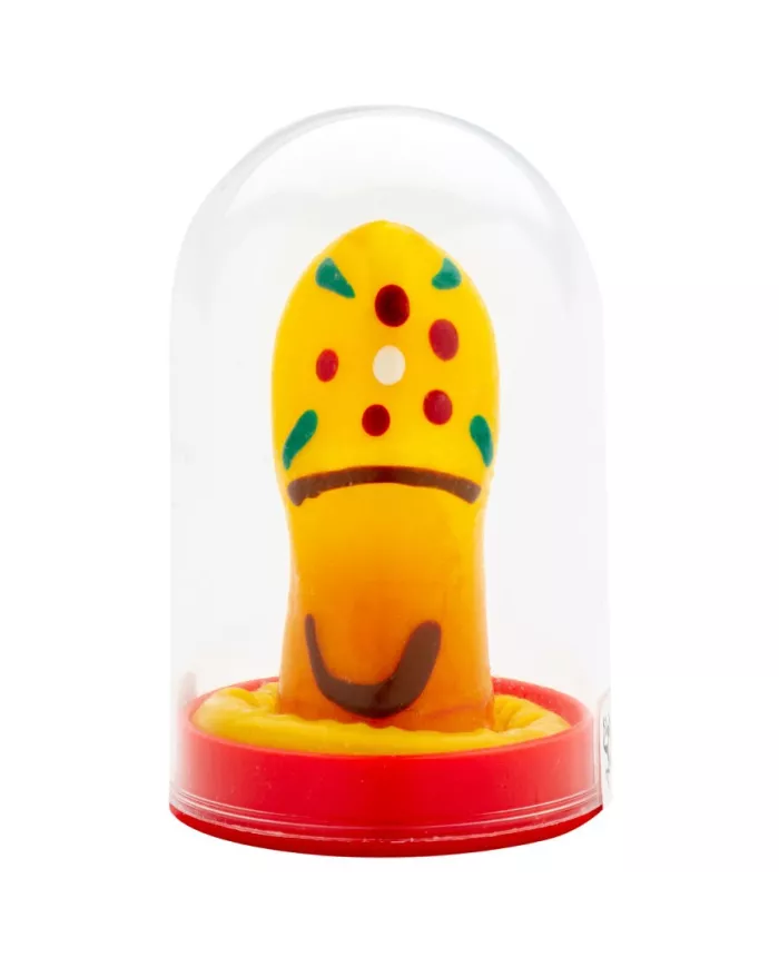 CONDOMERIE - SABOTS DE PRÉSERVATIFS FANTAISIE PEINTS À LA MAIN CONDOMERIE - SABOTS DE PRÉSERVATIFS FANTAISIE PEINTS À LA MAIN