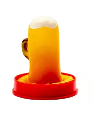 CONDOMERIE - PRÉSERVATIFS FANTAISIE PEINTS À LA MAIN VERRE DE BIÈRE CONDOMERIE - PRÉSERVATIFS FANTAISIE PEINTS À LA MAIN VERRE DE BIÈRE