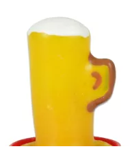 CONDOMERIE - PRÉSERVATIFS FANTAISIE PEINTS À LA MAIN VERRE DE BIÈRE CONDOMERIE - PRÉSERVATIFS FANTAISIE PEINTS À LA MAIN VERRE DE BIÈRE