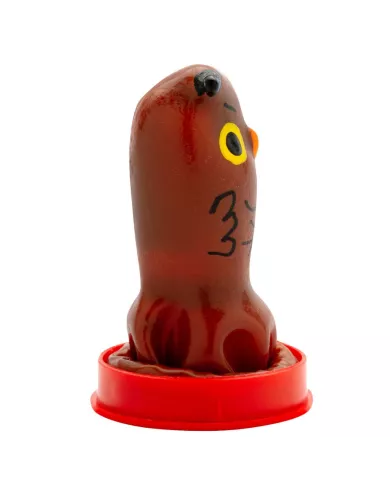 CONDOMERIE - PRÉSERVATIFS FANTAISIE PEINTS À LA MAIN HIBOU