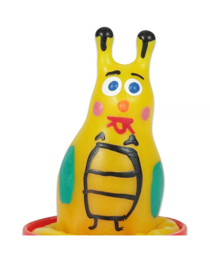 CONDOMERIE - PRÉSERVATIFS FANTAISIE PEINTS À LA MAIN ABEILLE CONDOMERIE - PRÉSERVATIFS FANTAISIE PEINTS À LA MAIN ABEILLE