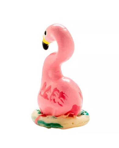 CONDOMERIE - PRÉSERVATIFS FANTAISIE PEINTS À LA MAIN ROSE FLAMANT