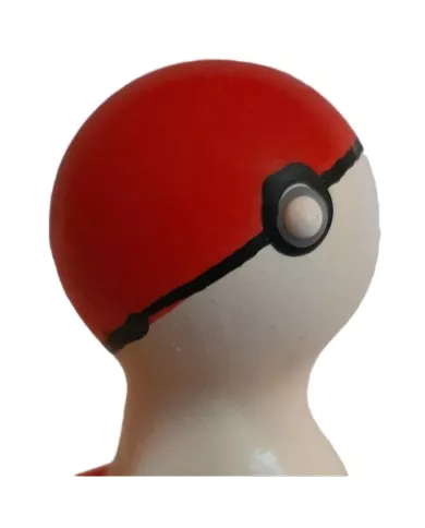 CONDOMERIE - PRÉSERVATIFS FANTAISIE PEINTS À LA MAIN POKEBALL ROUGE-BLANC