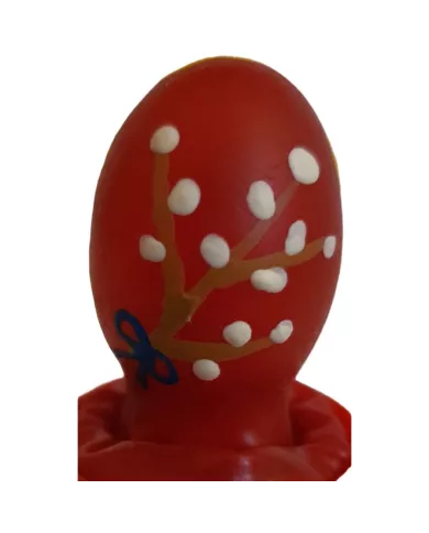 CONDOMERIE - PRÉSERVATIFS FANTAISIE PEINTS À LA MAIN ŒUF DE PÂQUES ROUGE CONDOMERIE - PRÉSERVATIFS FANTAISIE PEINTS À LA MAIN ŒUF DE PÂQUES ROUGE