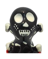 CONDOMERIE - PRÉSERVATIFS FANTAISIE PEINTS À LA MAIN CRÂNE NOIR MODÈLE 2 CONDOMERIE - PRÉSERVATIFS FANTAISIE PEINTS À LA MAIN CRÂNE NOIR MODÈLE 2