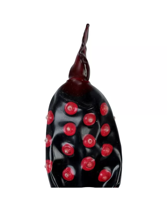 CONDOMERIE - PRÉSERVATIFS FANTAISIE PEINTS À LA MAIN NOIR FAKIR XL CONDOMERIE - PRÉSERVATIFS FANTAISIE PEINTS À LA MAIN NOIR FAKIR XL