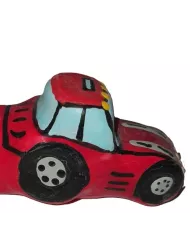 CONDOMERIE - PRÉSERVATIFS FANTAISIE PEINTS À LA MAIN TRACTEUR ROUGE XL