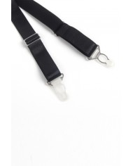 Porte-jarretelles dentelle large Noir - Litolu Lingerie