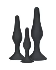 TOYJOY - Plug anal CURVY COMPANIONS 3 pièces Noir TOYJOY - Plug anal CURVY COMPANIONS 3 pièces Noir