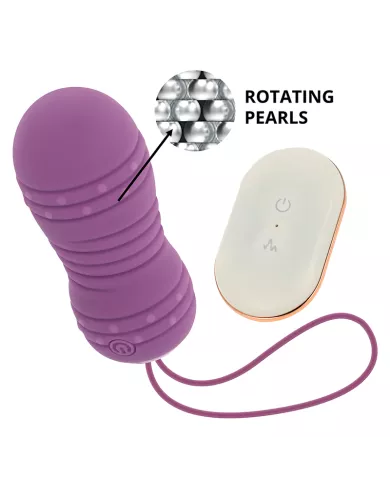 OHMAMA - ŒUF TÉLÉCOMMANDE 7 MODES DE ROTATION LILAS OHMAMA - ŒUF TÉLÉCOMMANDE 7 MODES DE ROTATION LILAS