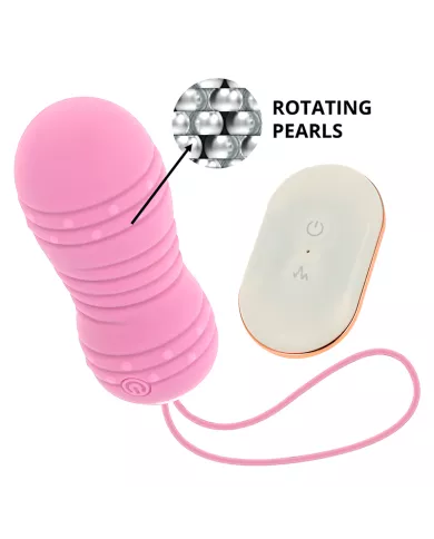 OHMAMA - TÉLÉCOMMANDE ŒUF 7 MODES ROTATION ROSE OHMAMA - TÉLÉCOMMANDE ŒUF 7 MODES ROTATION ROSE