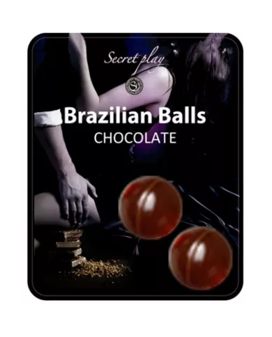 SECRETPLAY - 2 BOULES BRÉSILIENNES CHOCOLAT SECRETPLAY - 2 BOULES BRÉSILIENNES CHOCOLAT