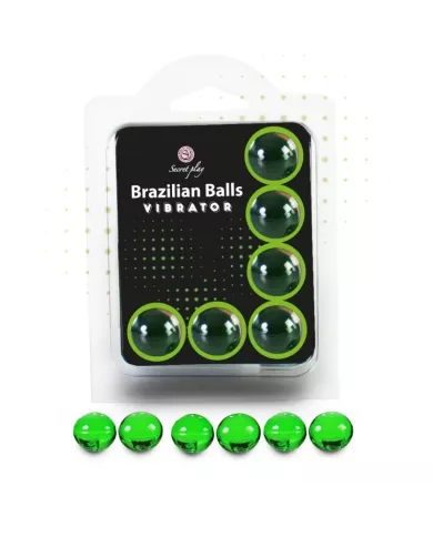 SECRETPLAY - SET 6 BOULES BRÉSILIENNES VIBRATEUR SECRETPLAY - SET 6 BOULES BRÉSILIENNES VIBRATEUR