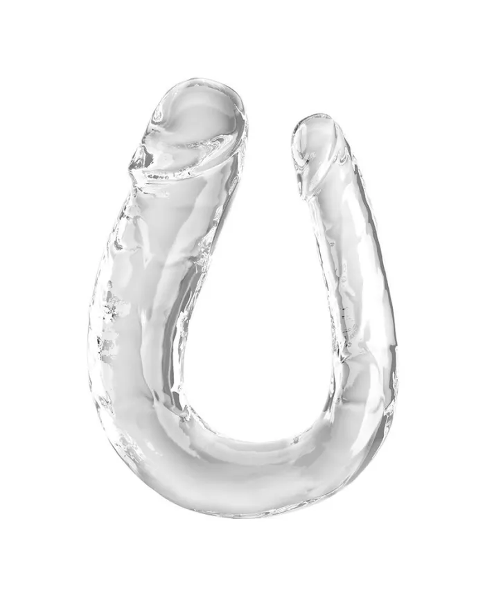 KING COCK - DOUBLE TROUBLE DOUBLE GODE 44 CM TRANSPARENT KING COCK - DOUBLE TROUBLE DOUBLE GODE 44 CM TRANSPARENT