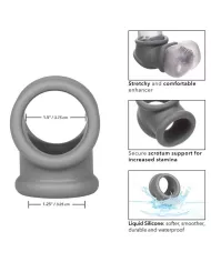 CALEXOTICS - BAGUE ALPHA PRECISION GRIS