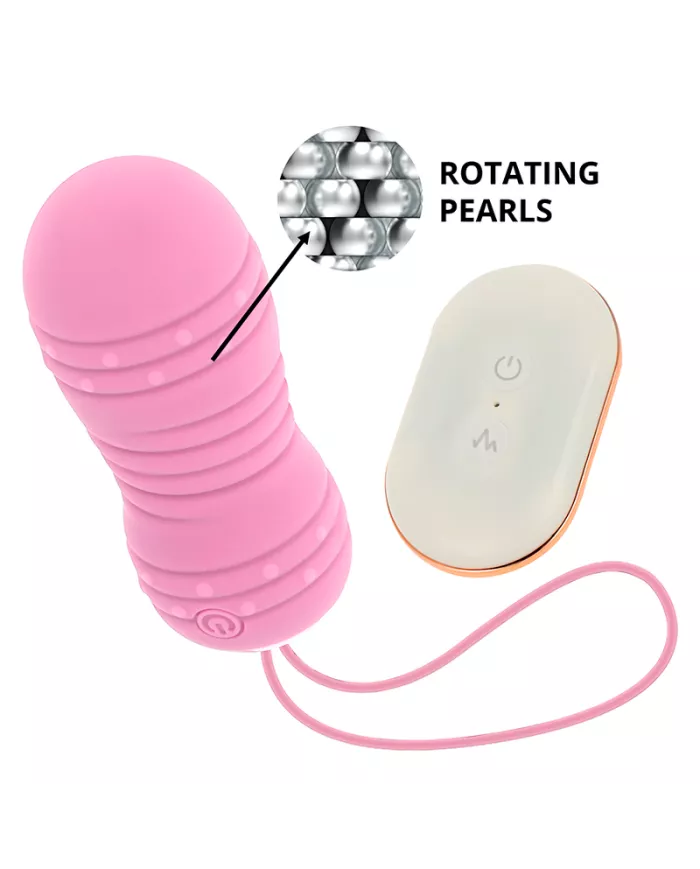 OHMAMA - TÉLÉCOMMANDE UF 7 MODES ROTATION ROSE