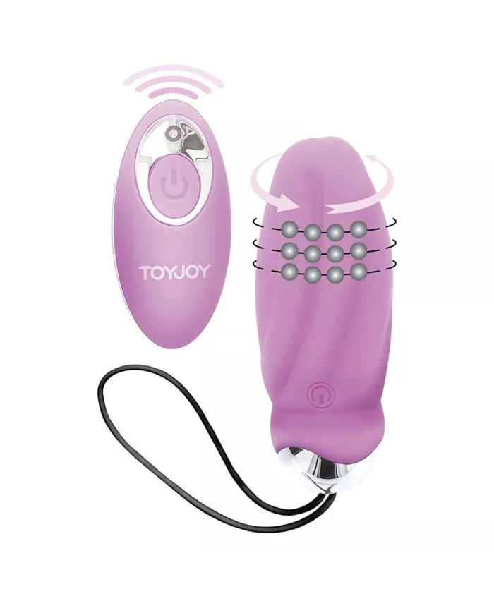 TOYJOY - HAPPINESS YOU CRACK ME UP VIBRATEUR ROSE TÉLÉCOMMANDE