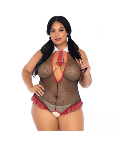 LEG AVENUE - ÉCOLIÈRE CROTHLESS FITNESS TEDDY GRANDE TAILLE LEG AVENUE - ÉCOLIÈRE CROTHLESS FITNESS TEDDY GRANDE TAILLE