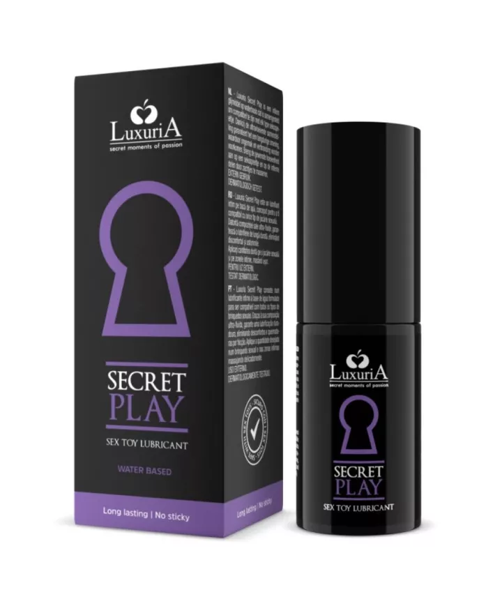 INTIMATELINE LUXURIA - LUBRIFIANT POUR JOUETS SEXUELS SECRET PLAY 30 ML INTIMATELINE LUXURIA - LUBRIFIANT POUR JOUETS SEXUELS SECRET PLAY 30 ML