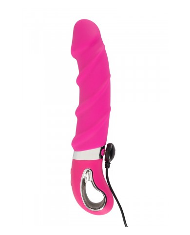 Vibro chauffant rechargeable 22,8 x 4 cm - Sweet Smile