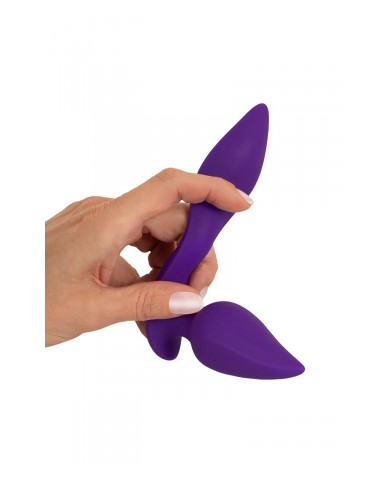 Plug et stimulateur externe vibrant 2 en 1 - Sweet Smile