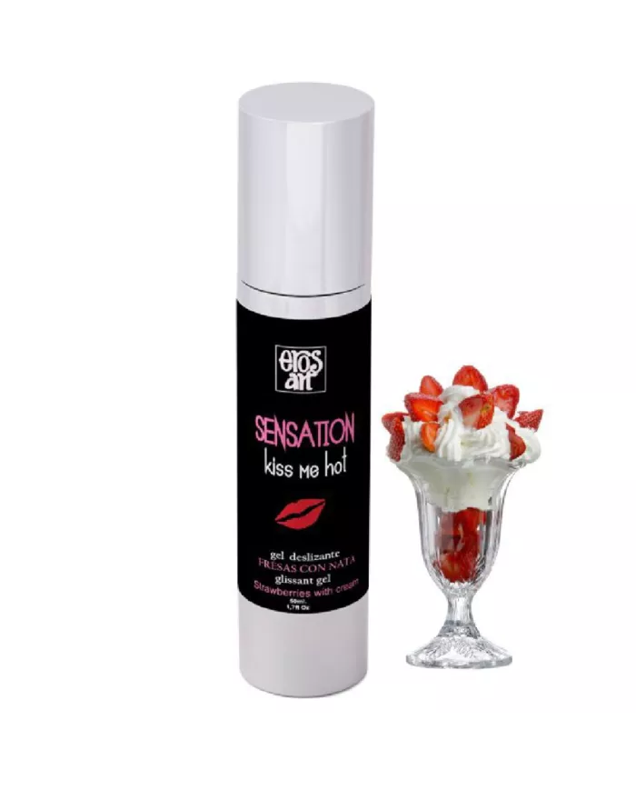 EROS-ART - SENSATTION LUBRIFIANT NATUREL FRAISES  LA CRÈME 50 ML